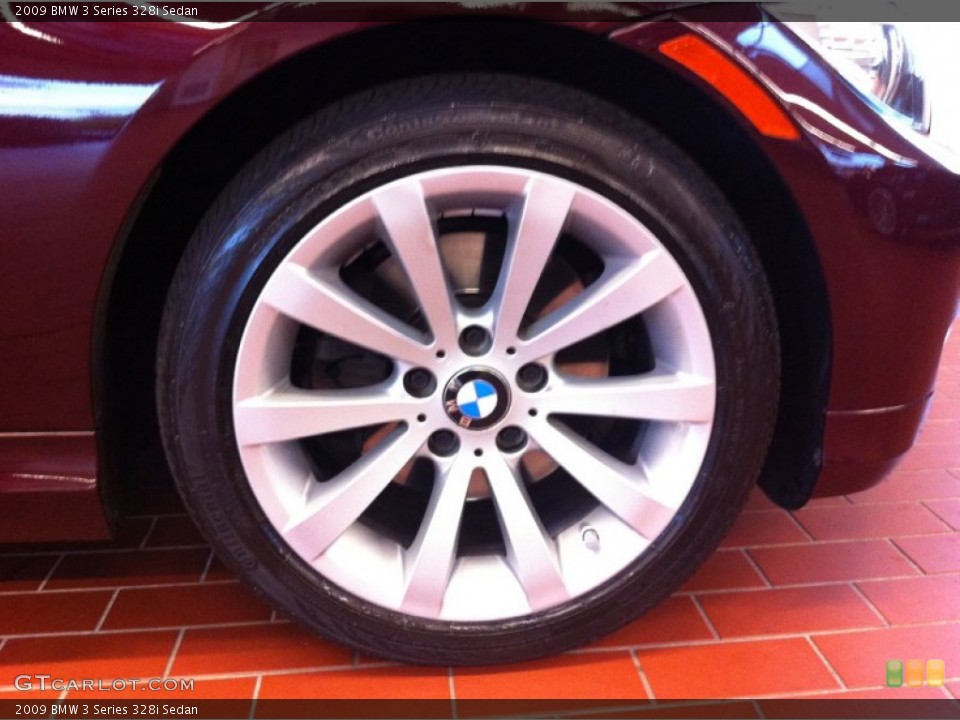 2009 BMW 3 Series 328i Sedan Wheel and Tire Photo #72486752