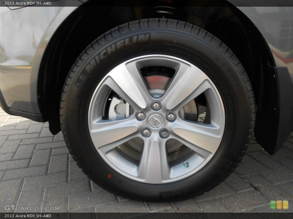 2013 Acura MDX SH-AWD Wheel and Tire Photo #72487584