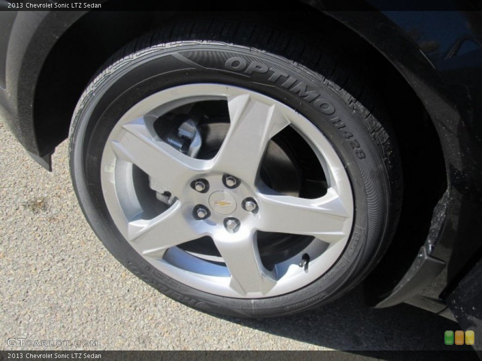 2013 Chevrolet Sonic LTZ Sedan Wheel and Tire Photo #72489961