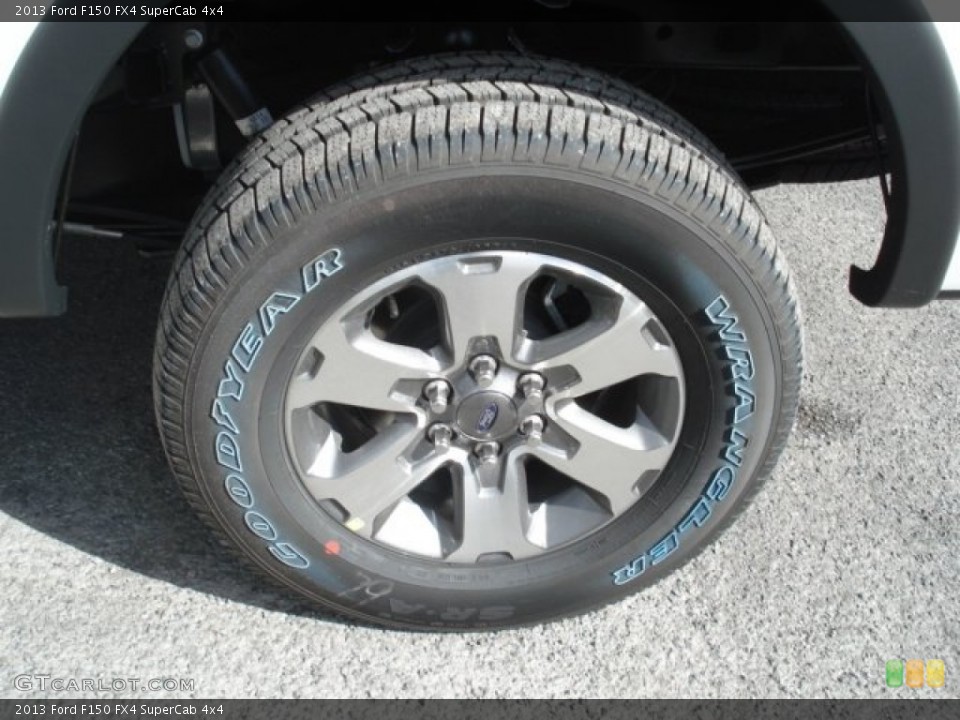 2013 Ford F150 FX4 SuperCab 4x4 Wheel and Tire Photo #72491116