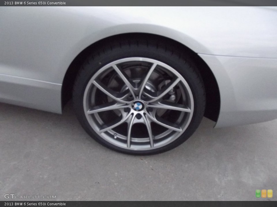 2013 BMW 6 Series 650i Convertible Wheel and Tire Photo #72493030