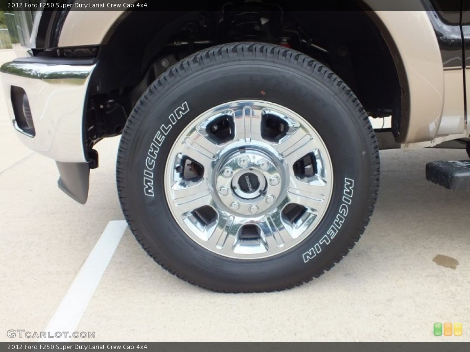 2012 Ford F250 Super Duty Lariat Crew Cab 4x4 Wheel and Tire Photo #72494517