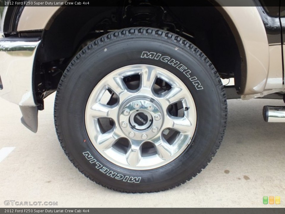2012 Ford F250 Super Duty Lariat Crew Cab 4x4 Wheel and Tire Photo #72495163