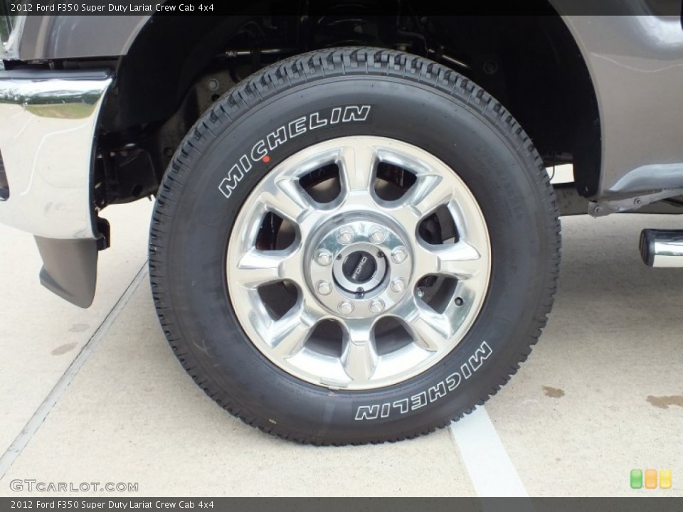 2012 Ford F350 Super Duty Lariat Crew Cab 4x4 Wheel and Tire Photo #72495784