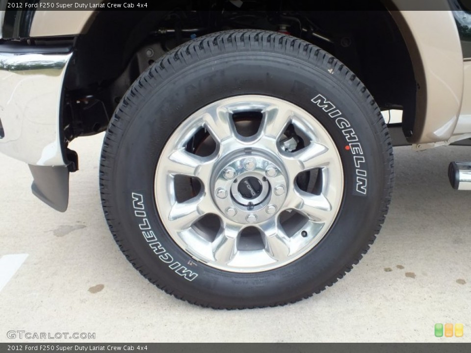 2012 Ford F250 Super Duty Lariat Crew Cab 4x4 Wheel and Tire Photo #72497152