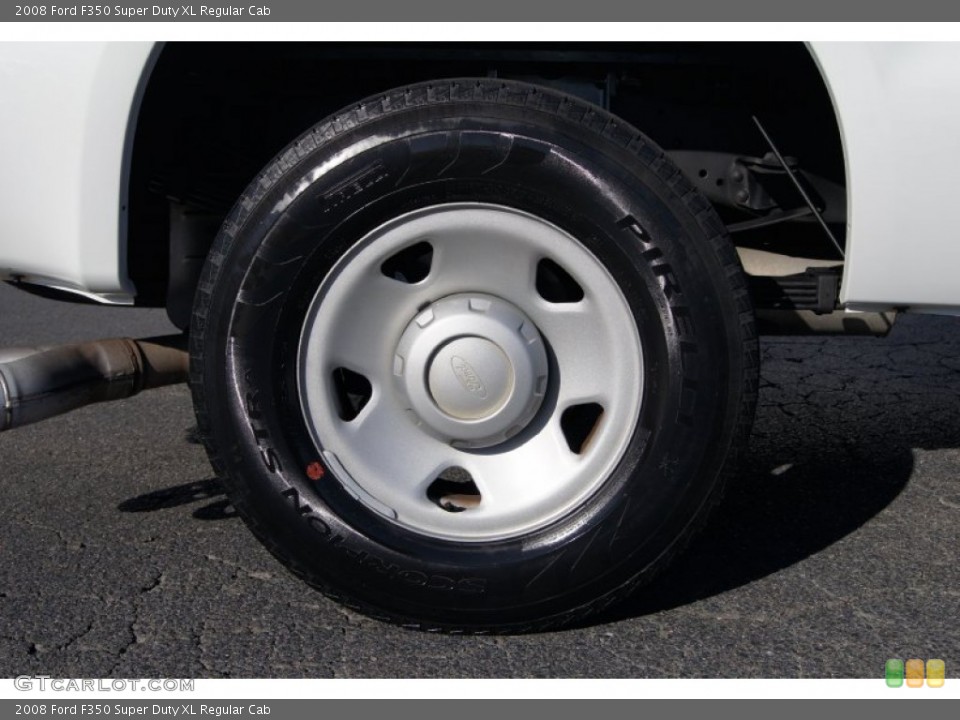 2008 Ford F350 Super Duty XL Regular Cab Wheel and Tire Photo #72500680