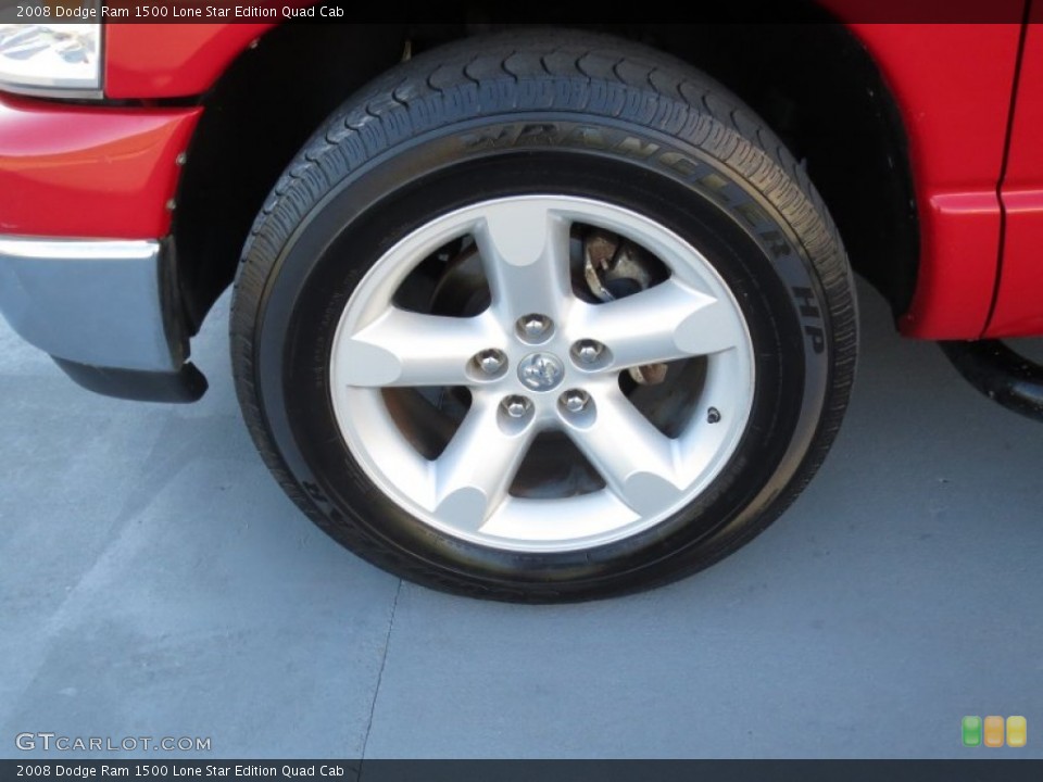 2008 Dodge Ram 1500 Lone Star Edition Quad Cab Wheel and Tire Photo #72509805