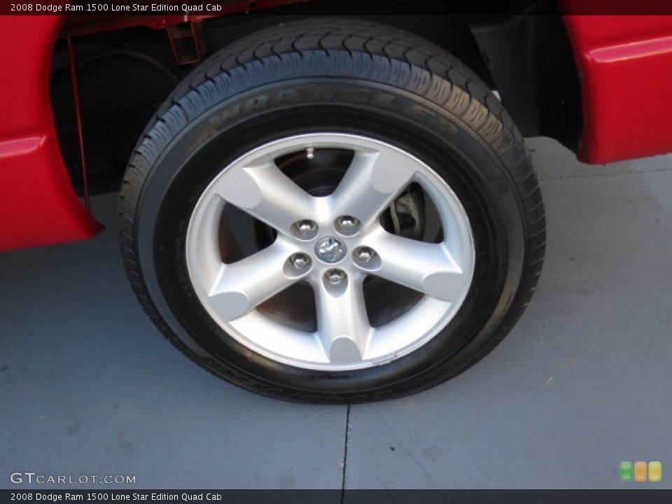 2008 Dodge Ram 1500 Lone Star Edition Quad Cab Wheel and Tire Photo #72509814