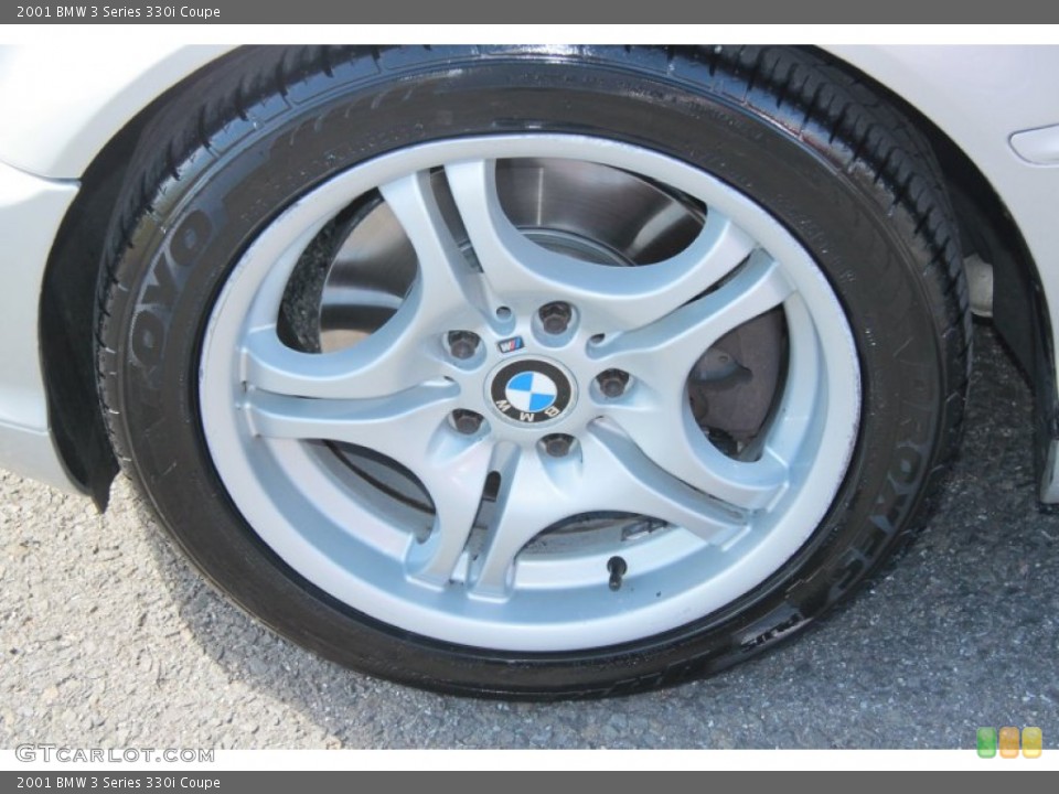 2001 BMW 3 Series 330i Coupe Wheel and Tire Photo #72528069