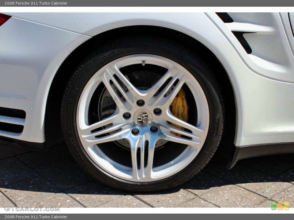 2008 Porsche 911 Turbo Cabriolet Wheel and Tire Photo #72530427