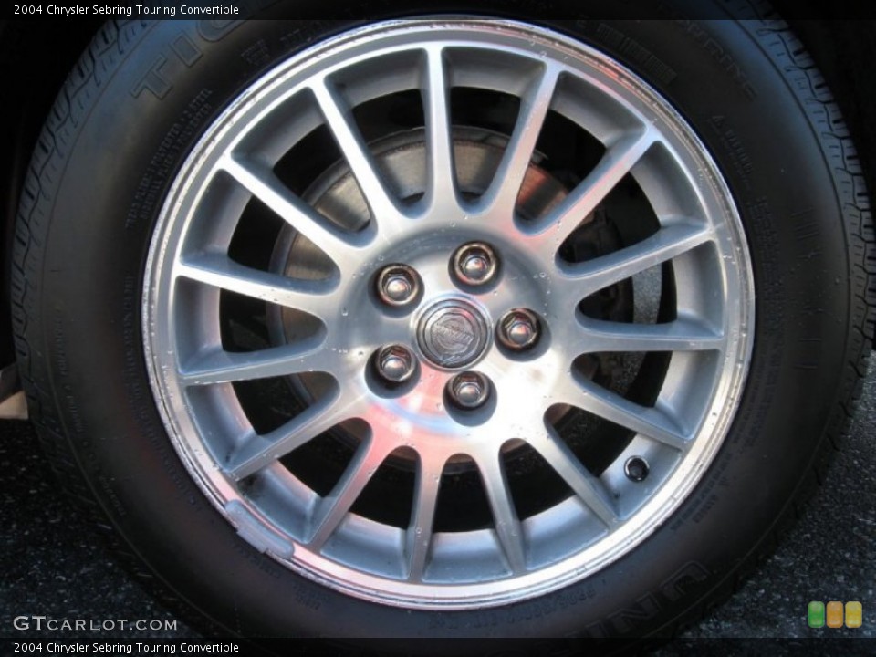 2004 Chrysler Sebring Touring Convertible Wheel and Tire Photo #72531201