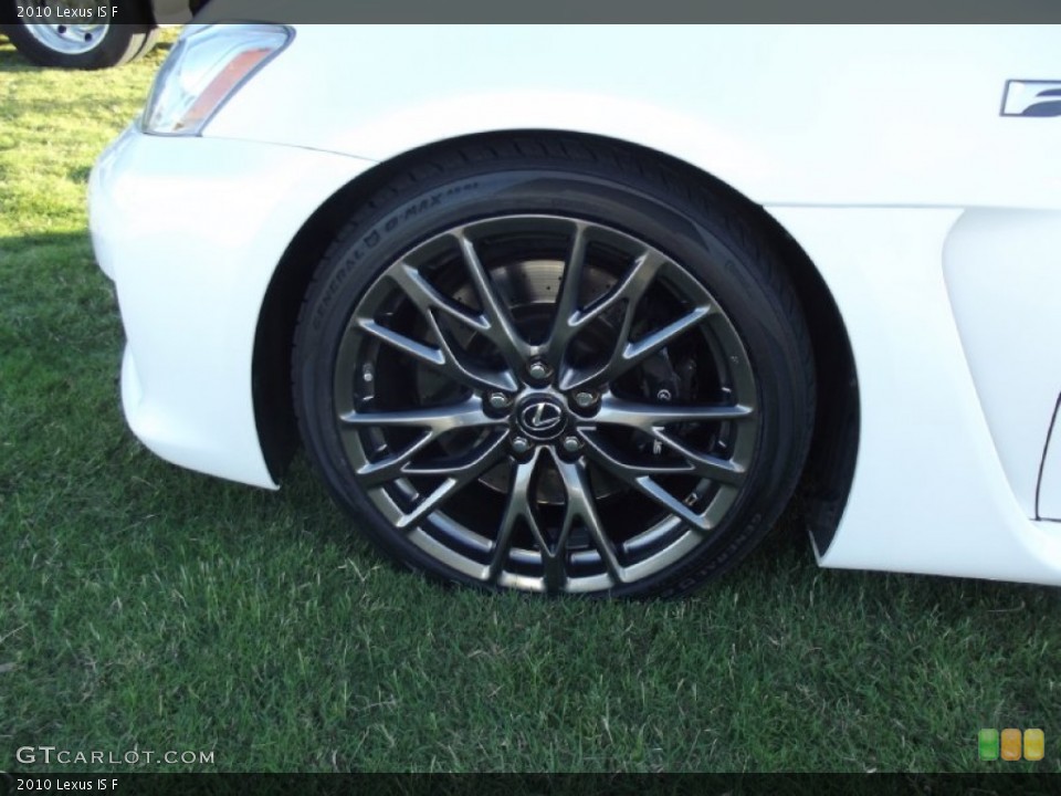 2010 Lexus IS F Wheel and Tire Photo #72534207