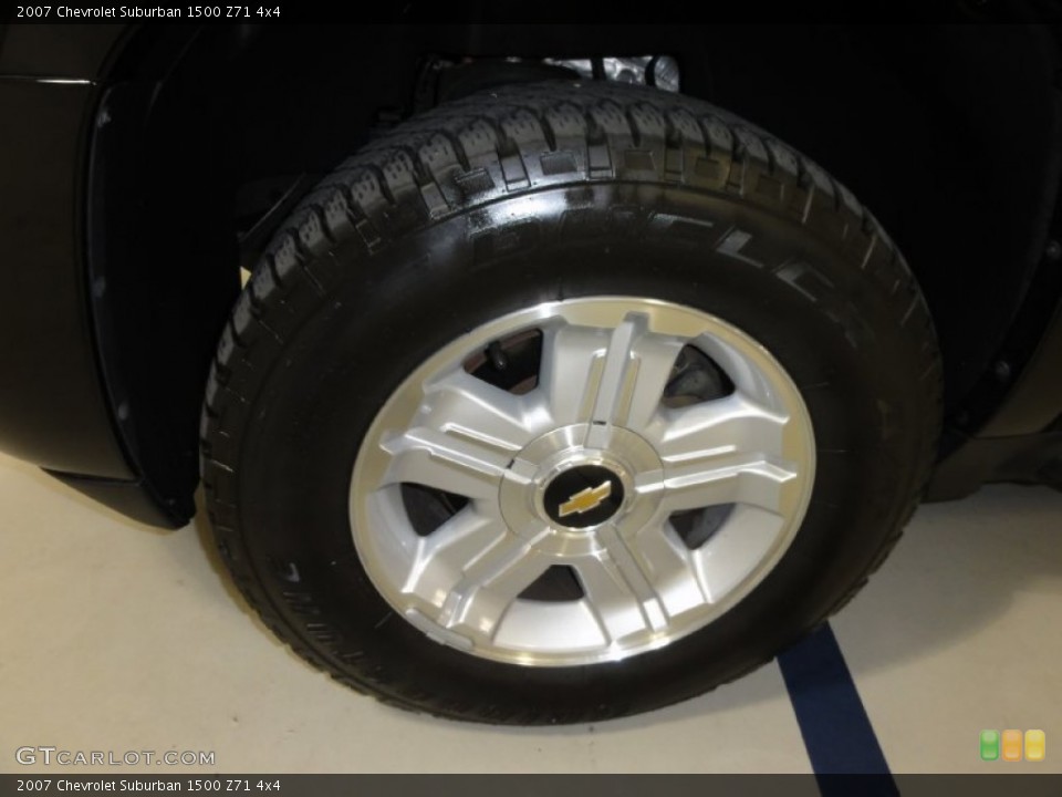 2007 Chevrolet Suburban 1500 Z71 4x4 Wheel and Tire Photo #72549700