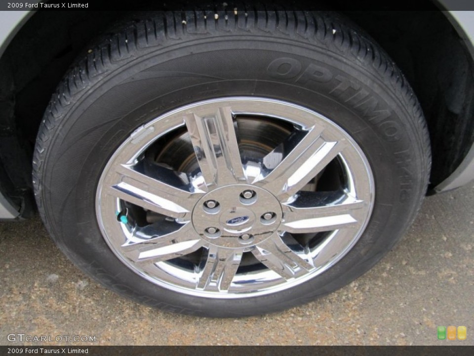 2009 Ford Taurus X Limited Wheel and Tire Photo #72554574
