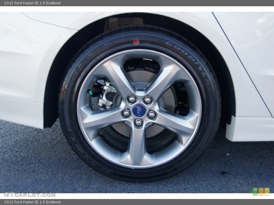 2013 Ford Fusion SE 1.6 EcoBoost Wheel and Tire Photo #72556953