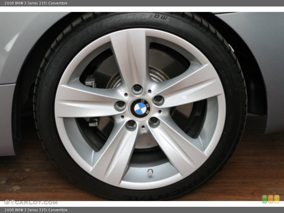 2008 BMW 3 Series 335i Convertible Wheel and Tire Photo #72557463