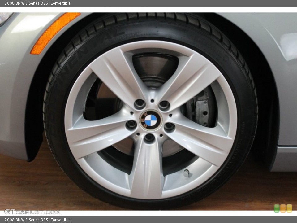 2008 BMW 3 Series 335i Convertible Wheel and Tire Photo #72557487