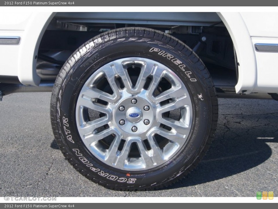 2012 Ford F150 Platinum SuperCrew 4x4 Wheel and Tire Photo #72558206