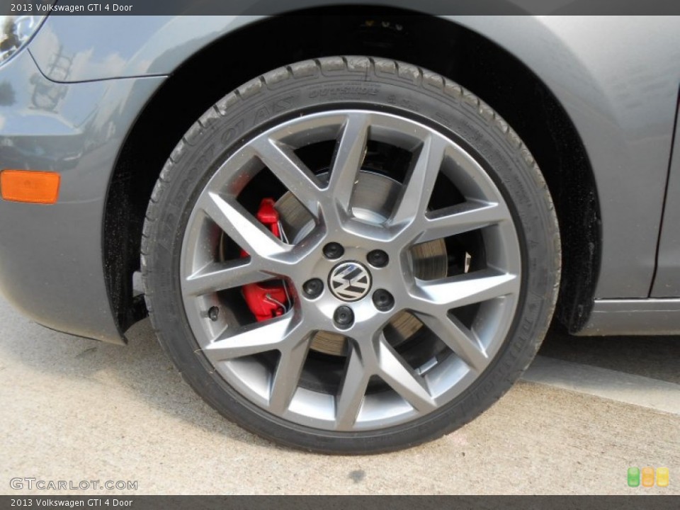 2013 Volkswagen GTI 4 Door Wheel and Tire Photo #72562919