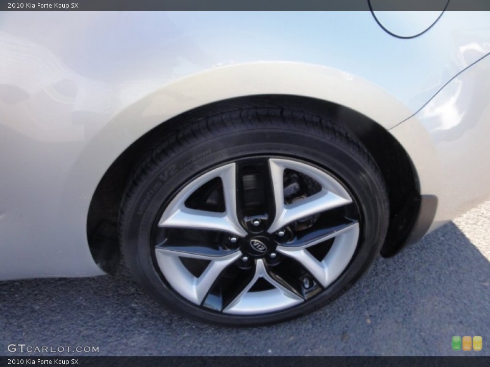 2010 Kia Forte Koup SX Wheel and Tire Photo #72563661