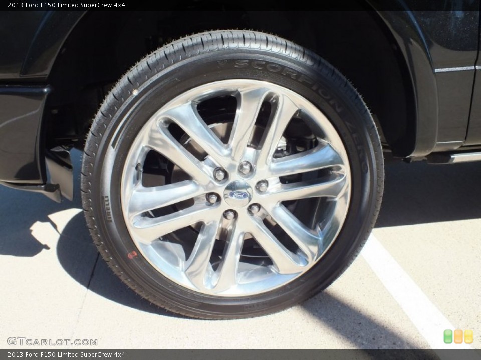 2013 Ford F150 Limited SuperCrew 4x4 Wheel and Tire Photo #72570579