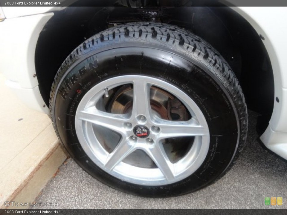 2003 Ford Explorer Limited 4x4 Wheel and Tire Photo #72581442