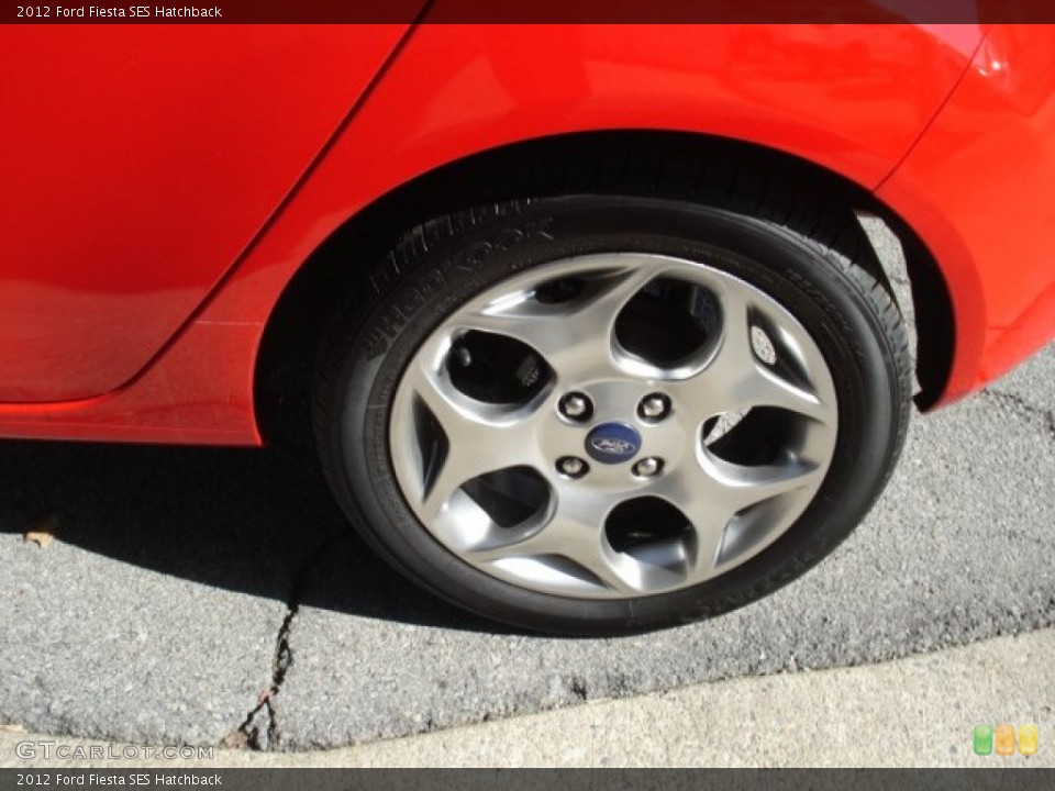 2012 Ford Fiesta SES Hatchback Wheel and Tire Photo #72582291