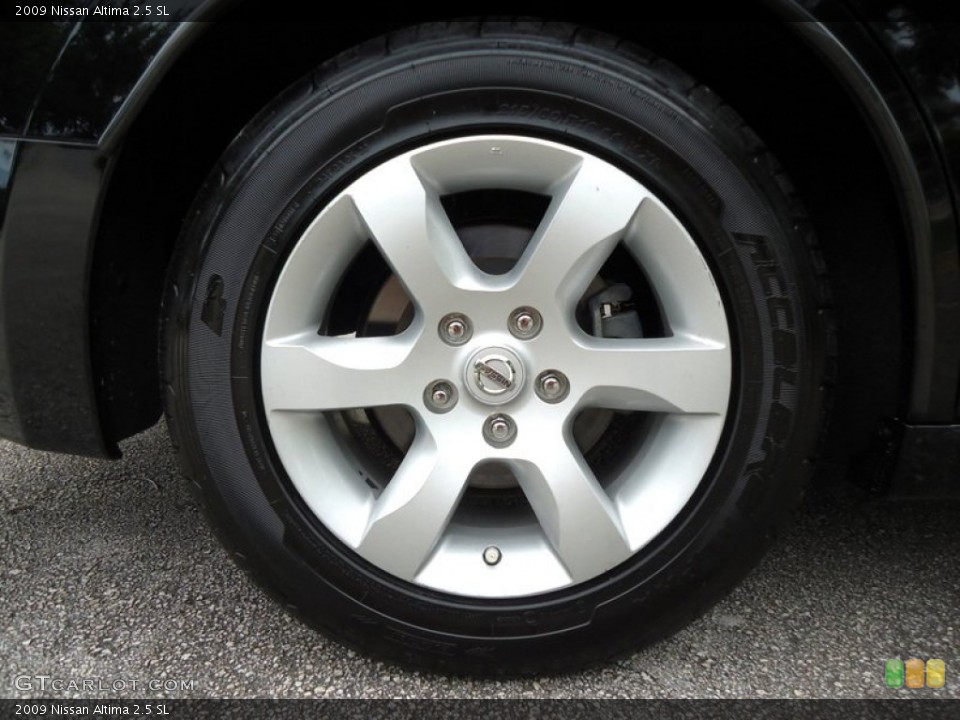 2009 Nissan Altima 2.5 SL Wheel and Tire Photo #72588366