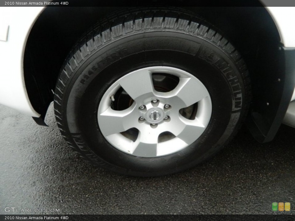 2010 Nissan Armada Platinum 4WD Wheel and Tire Photo #72590472