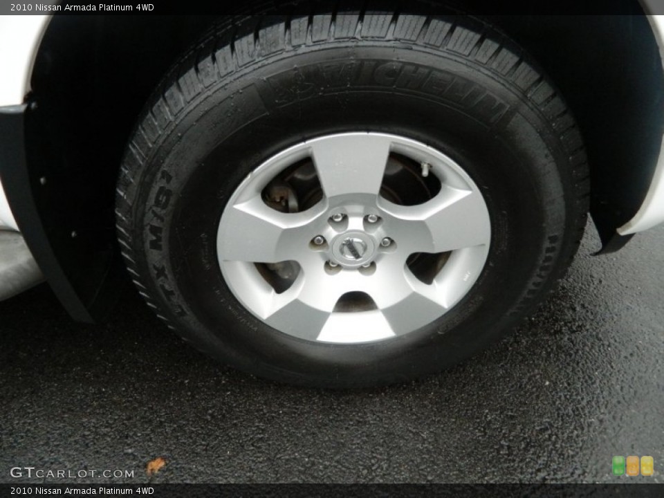 2010 Nissan Armada Platinum 4WD Wheel and Tire Photo #72590512