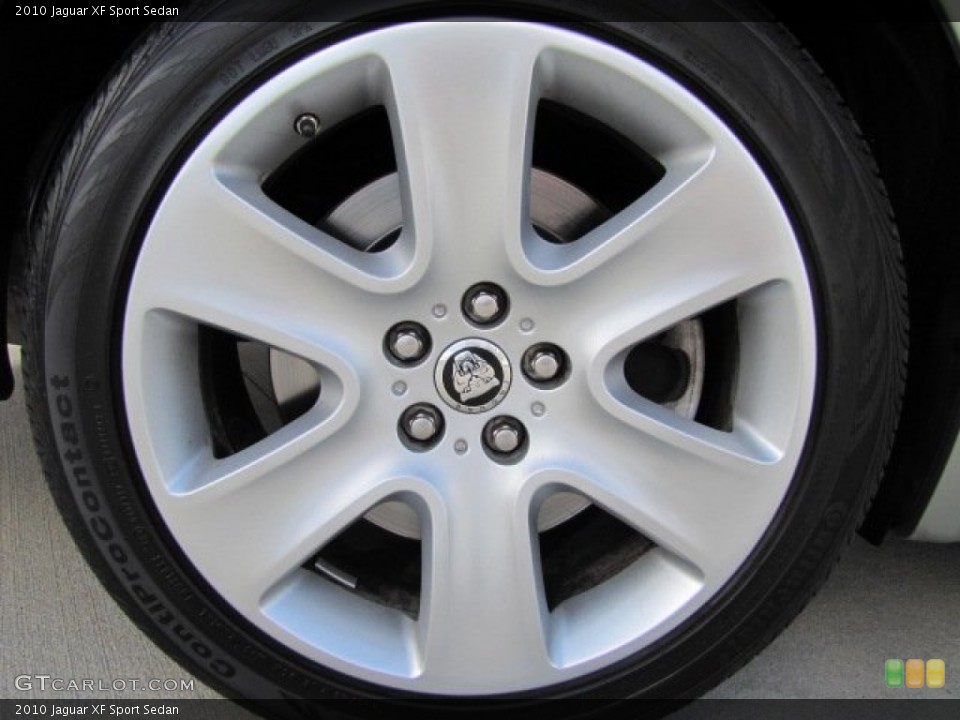 2010 Jaguar XF Sport Sedan Wheel and Tire Photo #72603743