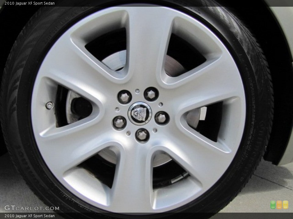 2010 Jaguar XF Sport Sedan Wheel and Tire Photo #72603767