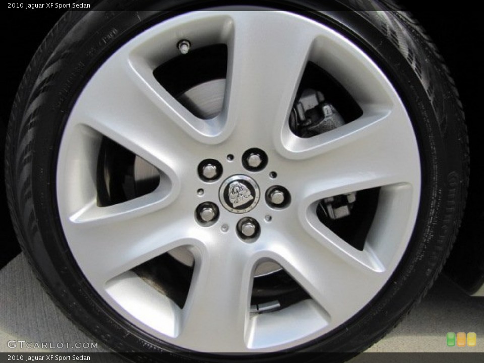 2010 Jaguar XF Sport Sedan Wheel and Tire Photo #72603788