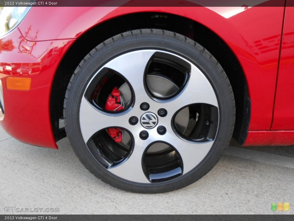 2013 Volkswagen GTI 4 Door Wheel and Tire Photo #72607134