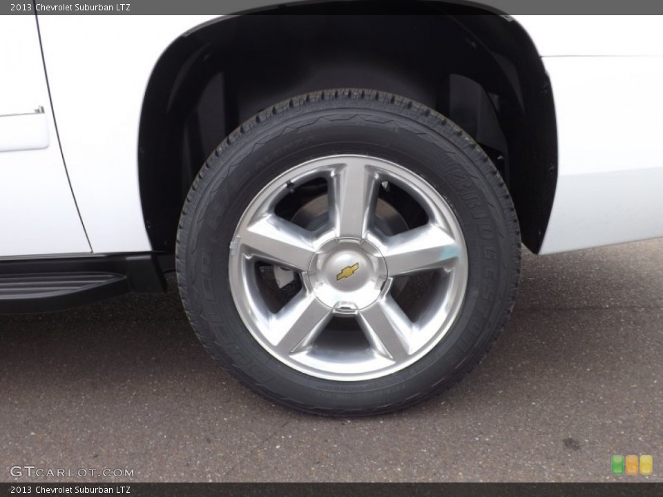 2013 Chevrolet Suburban LTZ Wheel and Tire Photo #72607559