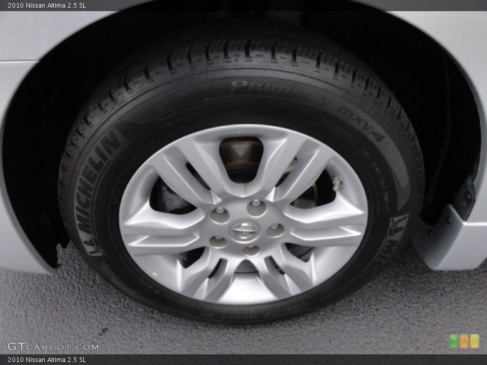 2010 Nissan Altima 2.5 SL Wheel and Tire Photo #72611984