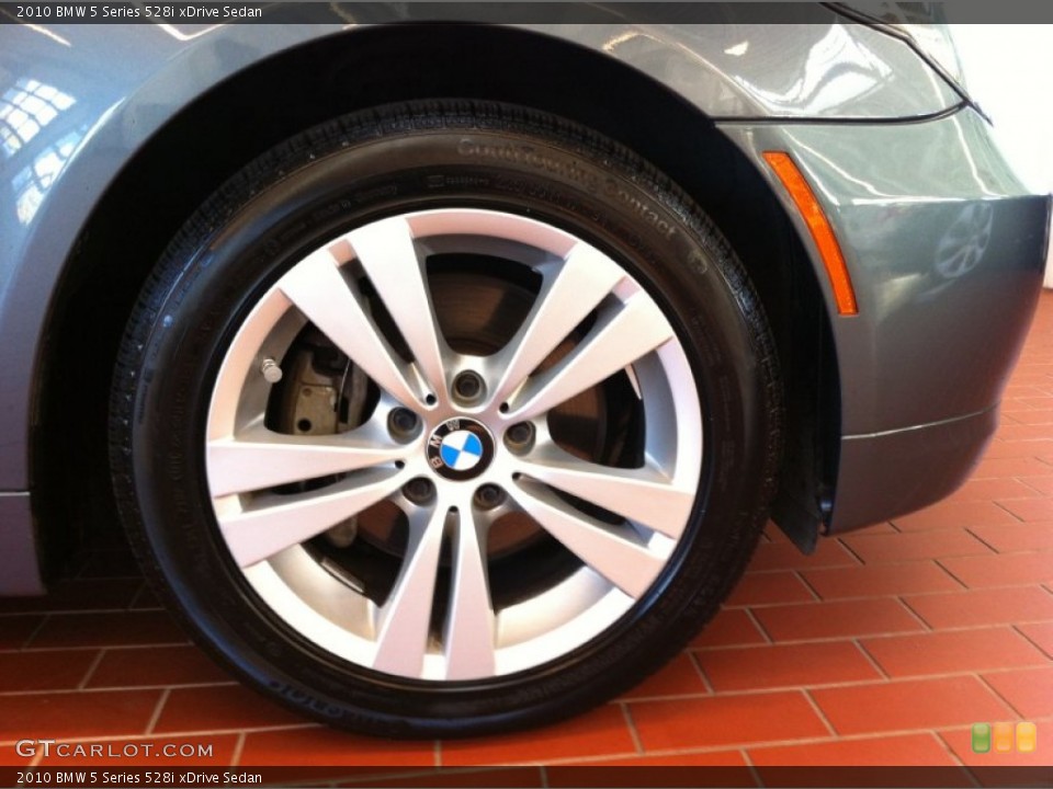 2010 BMW 5 Series 528i xDrive Sedan Wheel and Tire Photo #72614798