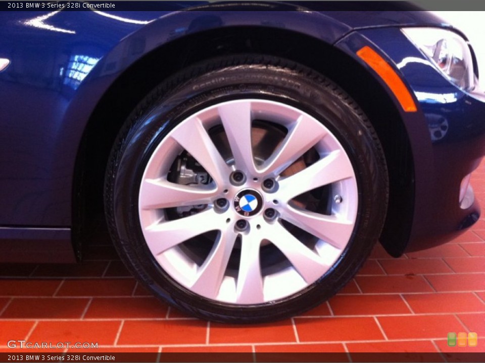2013 BMW 3 Series 328i Convertible Wheel and Tire Photo #72617333