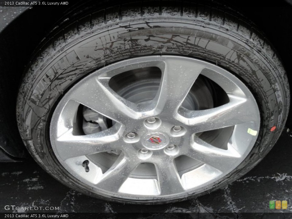 2013 Cadillac ATS 3.6L Luxury AWD Wheel and Tire Photo #72617624