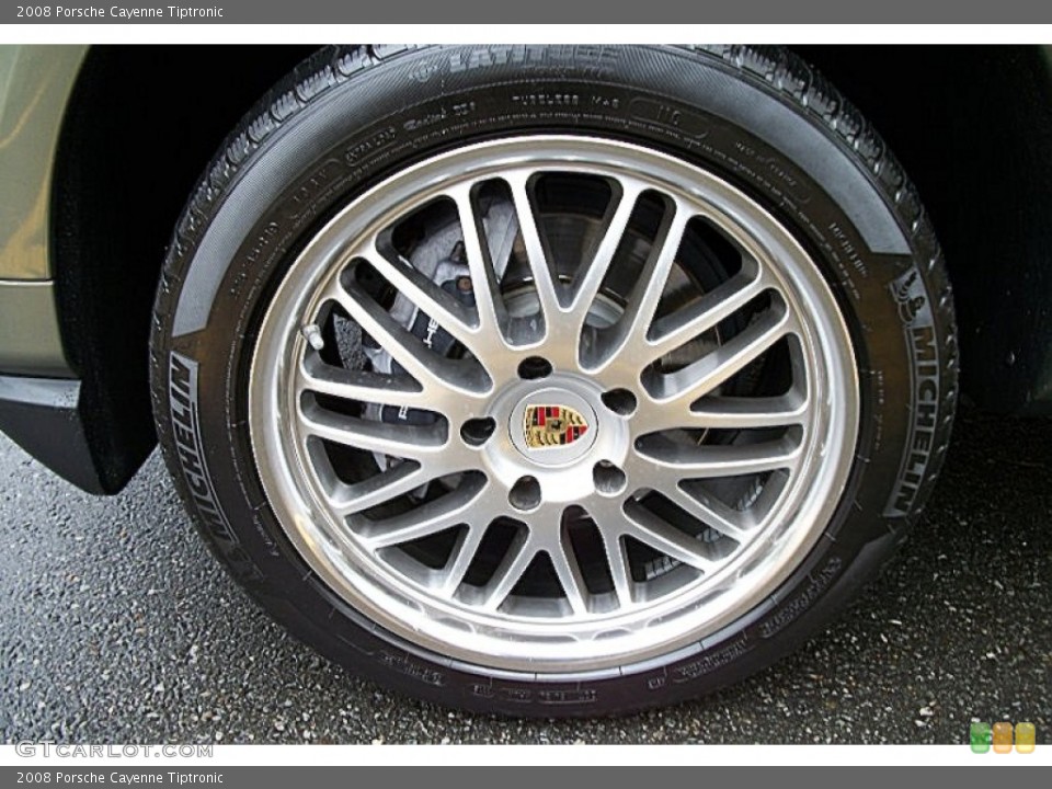 2008 Porsche Cayenne Tiptronic Wheel and Tire Photo #72624821