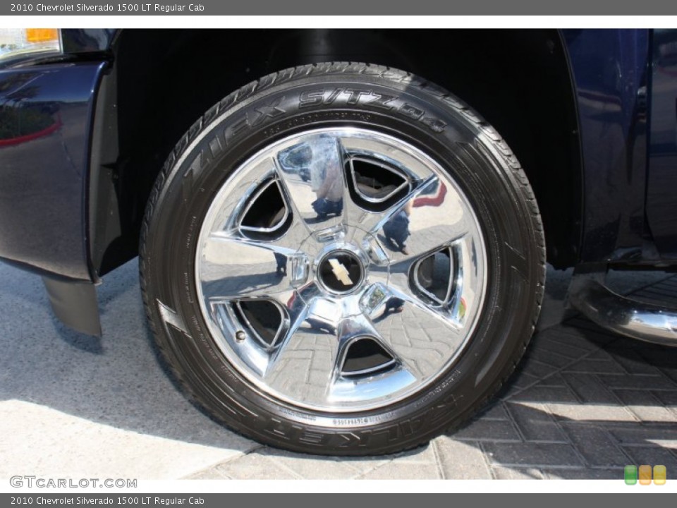 2010 Chevrolet Silverado 1500 LT Regular Cab Wheel and Tire Photo #72627805