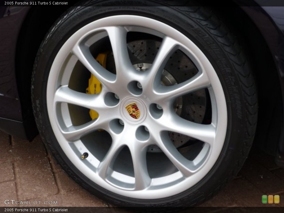 2005 Porsche 911 Turbo S Cabriolet Wheel and Tire Photo #72628832