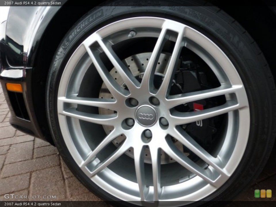 2007 Audi RS4 4.2 quattro Sedan Wheel and Tire Photo #72629603