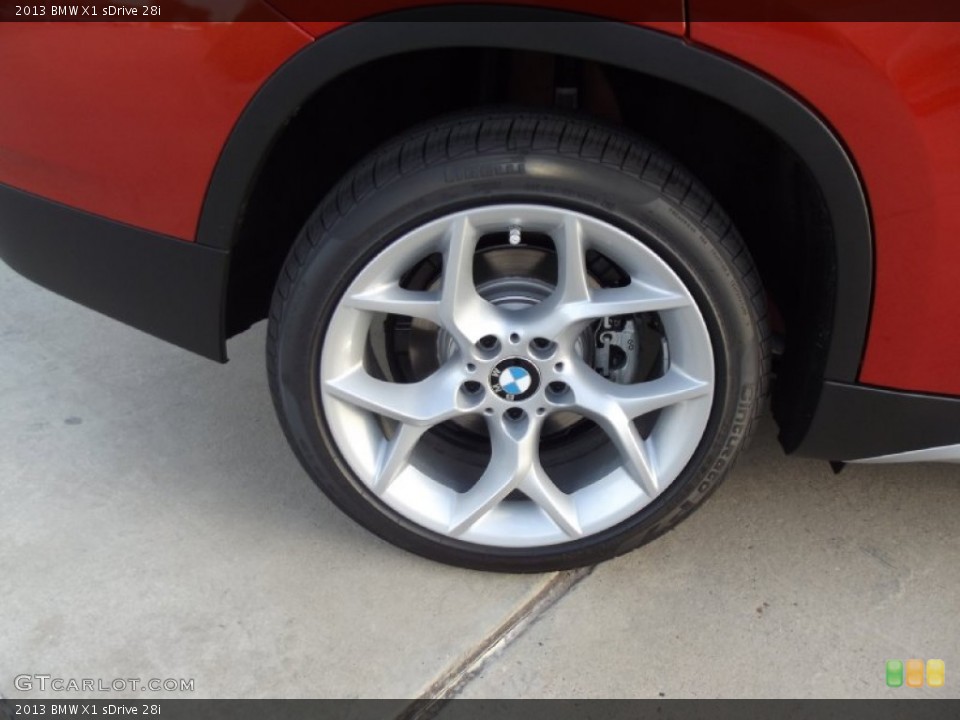 2013 BMW X1 sDrive 28i Wheel and Tire Photo #72630631