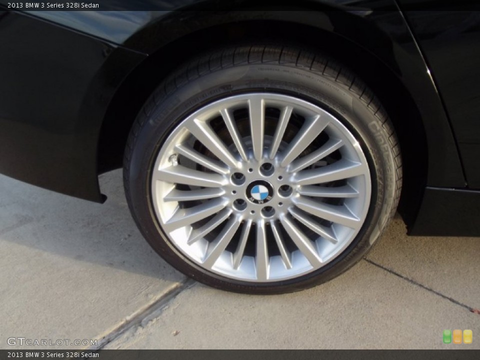 2013 BMW 3 Series 328i Sedan Wheel and Tire Photo #72631304