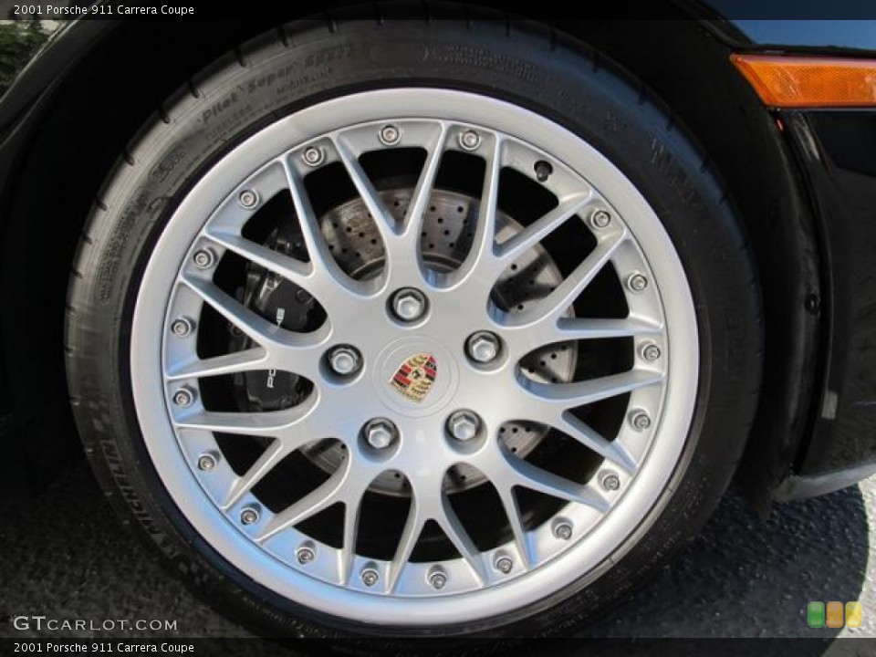 2001 Porsche 911 Carrera Coupe Wheel and Tire Photo #72632618