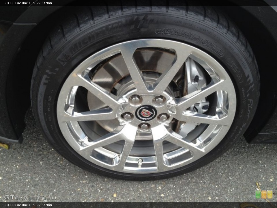 2012 Cadillac CTS -V Sedan Wheel and Tire Photo #72633839