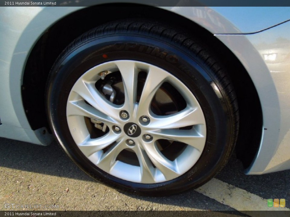 2011 Hyundai Sonata Limited Wheel and Tire Photo #72640944