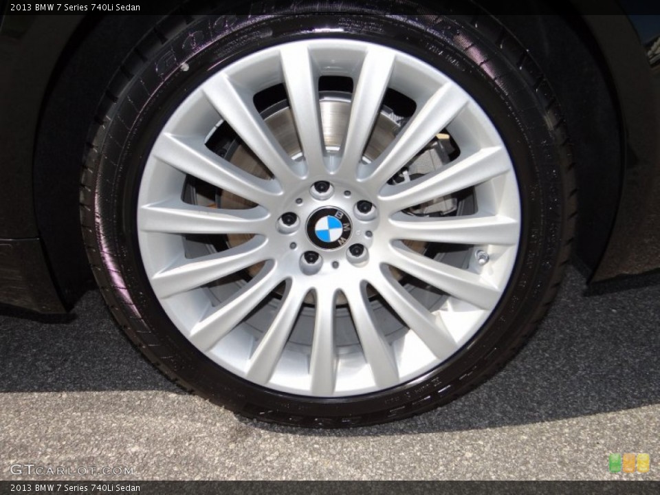 2013 BMW 7 Series 740Li Sedan Wheel and Tire Photo #72644657