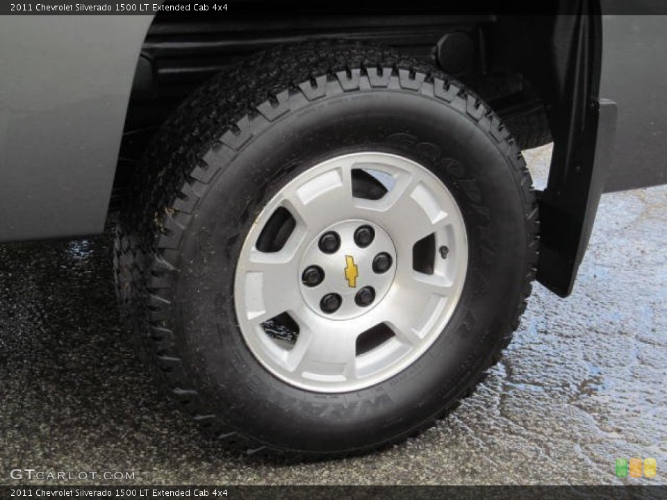 2011 Chevrolet Silverado 1500 LT Extended Cab 4x4 Wheel and Tire Photo #72648077
